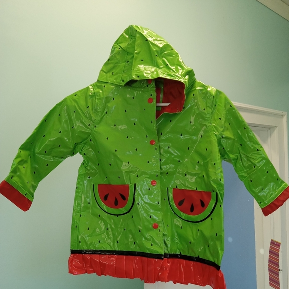 Watermelon-Themed Raincoat - Picture 1 of 5